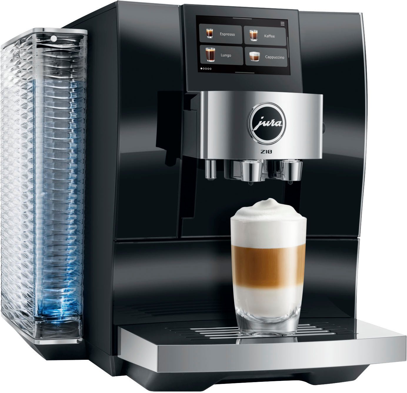 JURA Kaffeevollautomat 15615 Z10 Diamond Black (EB), 51 Spezialitäten, Touch, Light & Cold Brew Bild 5