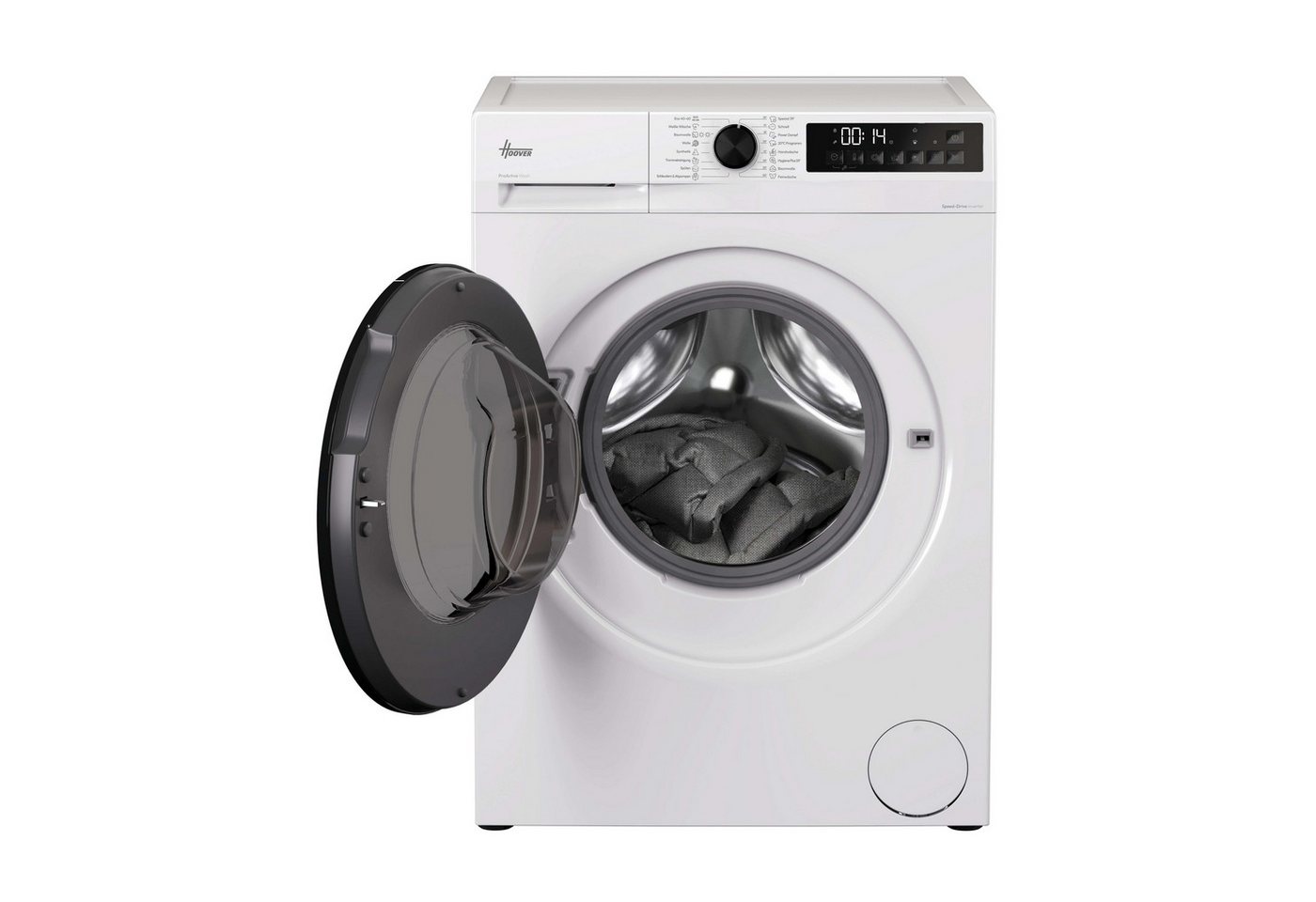 Hoover Waschtrockner H/ProWash&Dry 300 HGWDQ485SB6-84, 8 kg, 5 kg, 1300 U/min, Vielseitige Kurzprogramme Bild 4