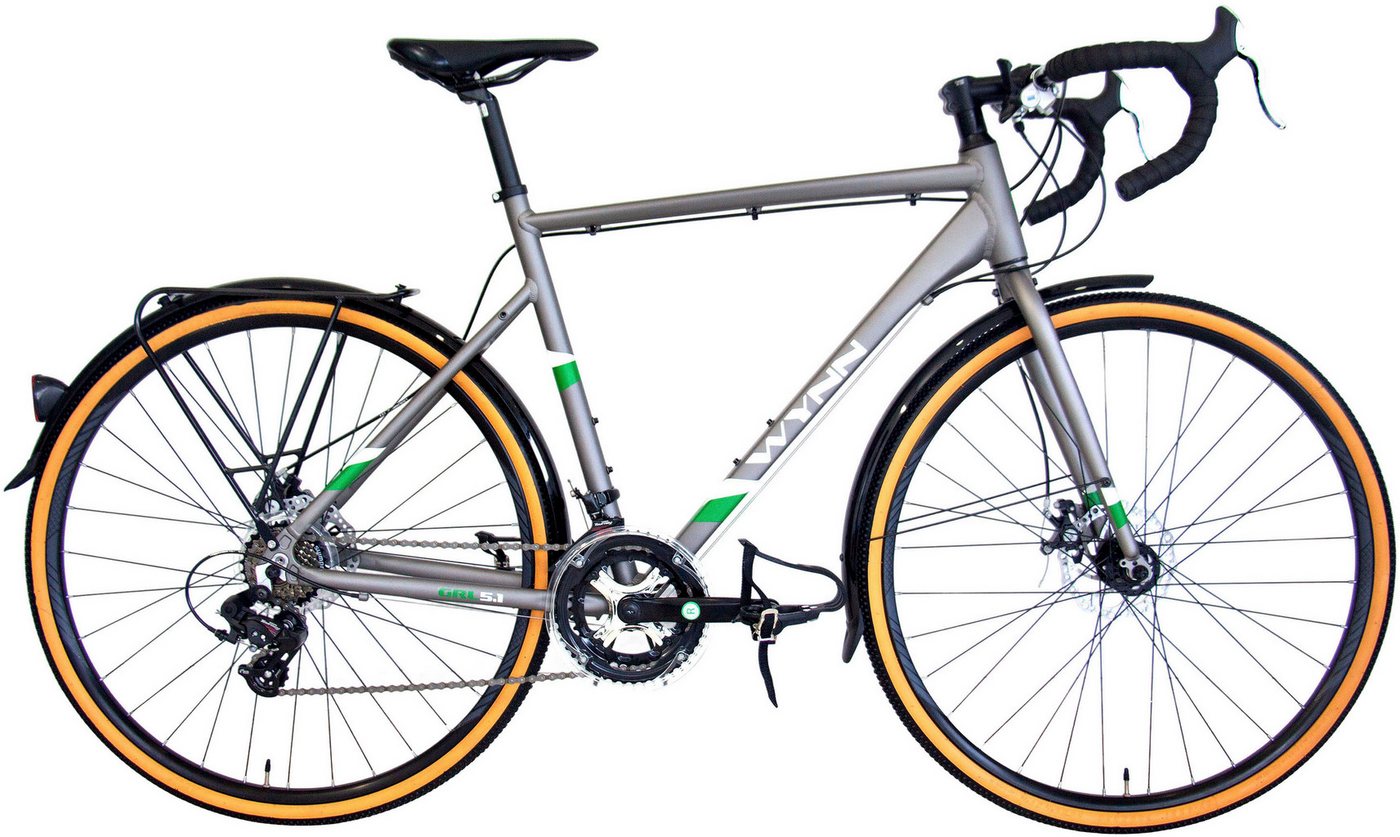 WYNN Gravelbike GRL5.1, 14 Gang Shimano Tourney Schaltwerk, Kettenschaltung Bild 2