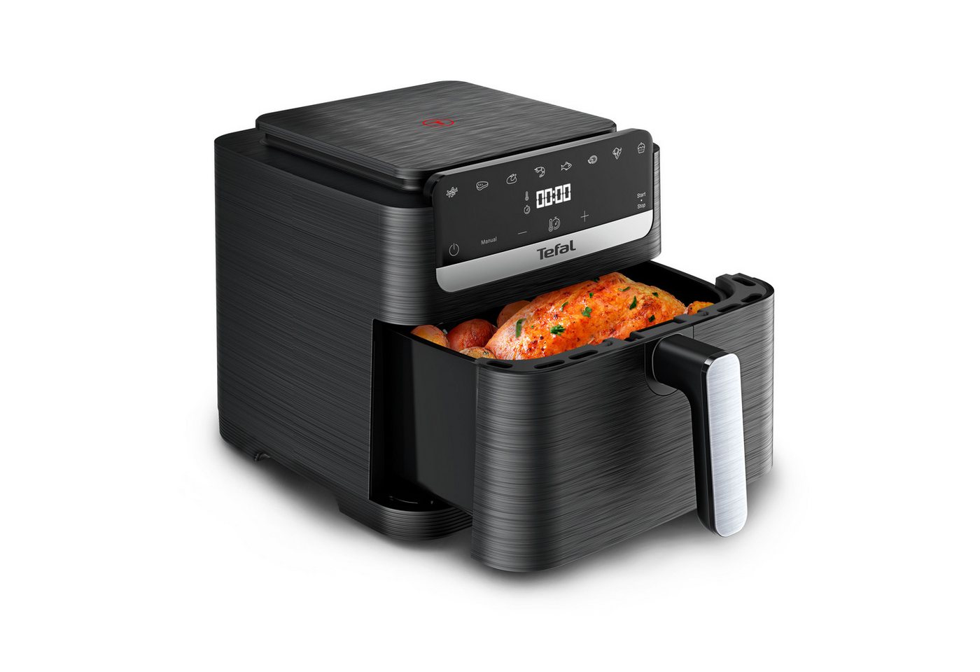 Tefal Heißluftfritteuse Easy Fry Mega Compact, platzsparendes Design, XL-Fassungsvermögen, intuitiver Touchscreen, spülmaschinengeeigneter Korb, EY8618 Bild 5