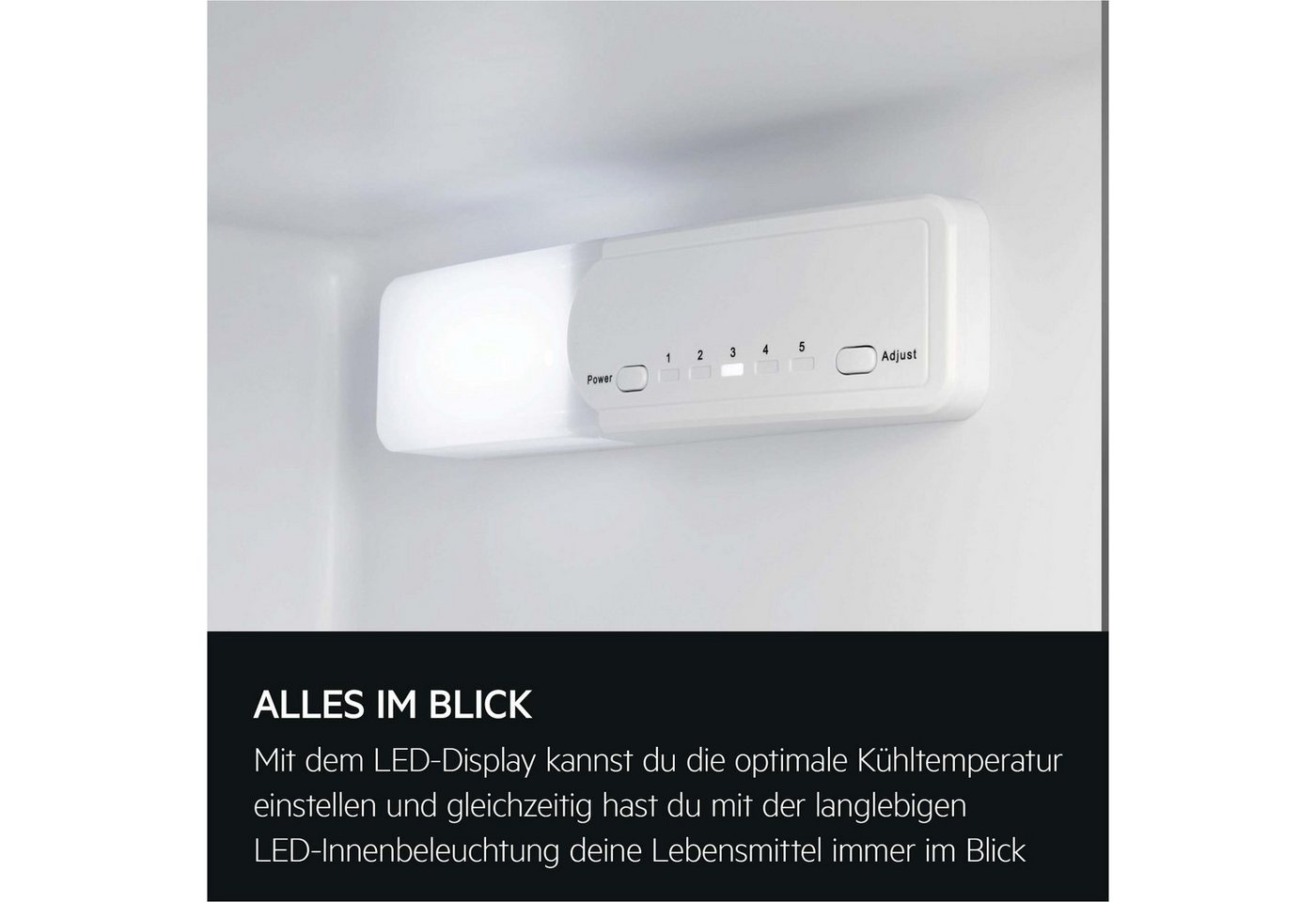 AEG Einbaukühlgefrierkombination 3000 TD3SS141ES, 144 cm hoch, 54 cm breit, LowFrost – weniger Eisbildung im Gefrierfach für selteneres Abtauen Bild 5