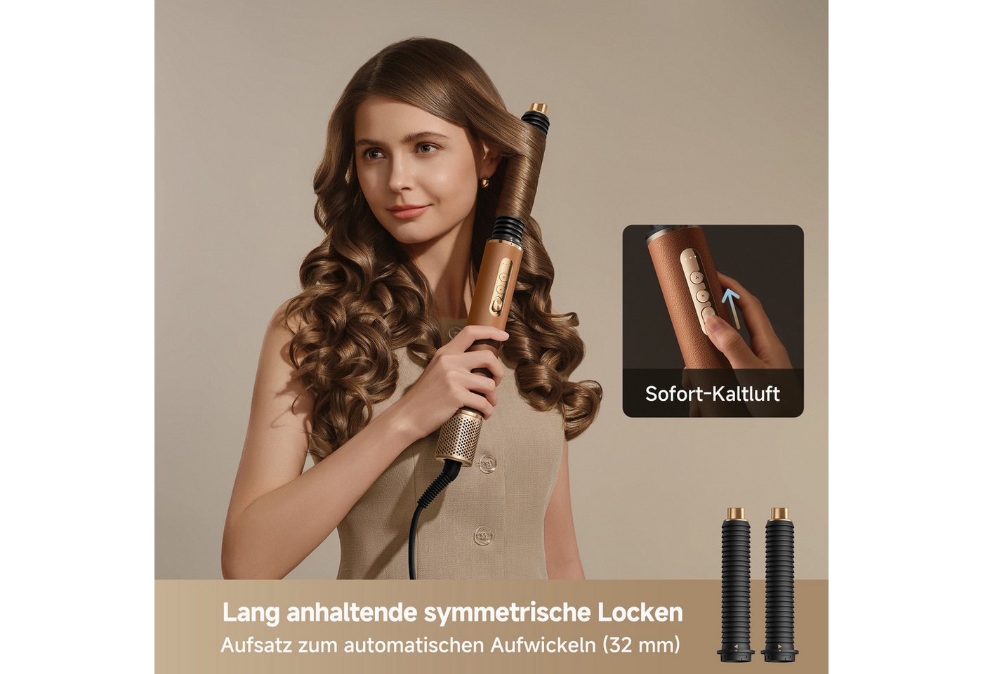 Dreame Haarstyler AirStyle Pro 2, Multi-Haarstyler, Lockenwickler, Hitzeschutz