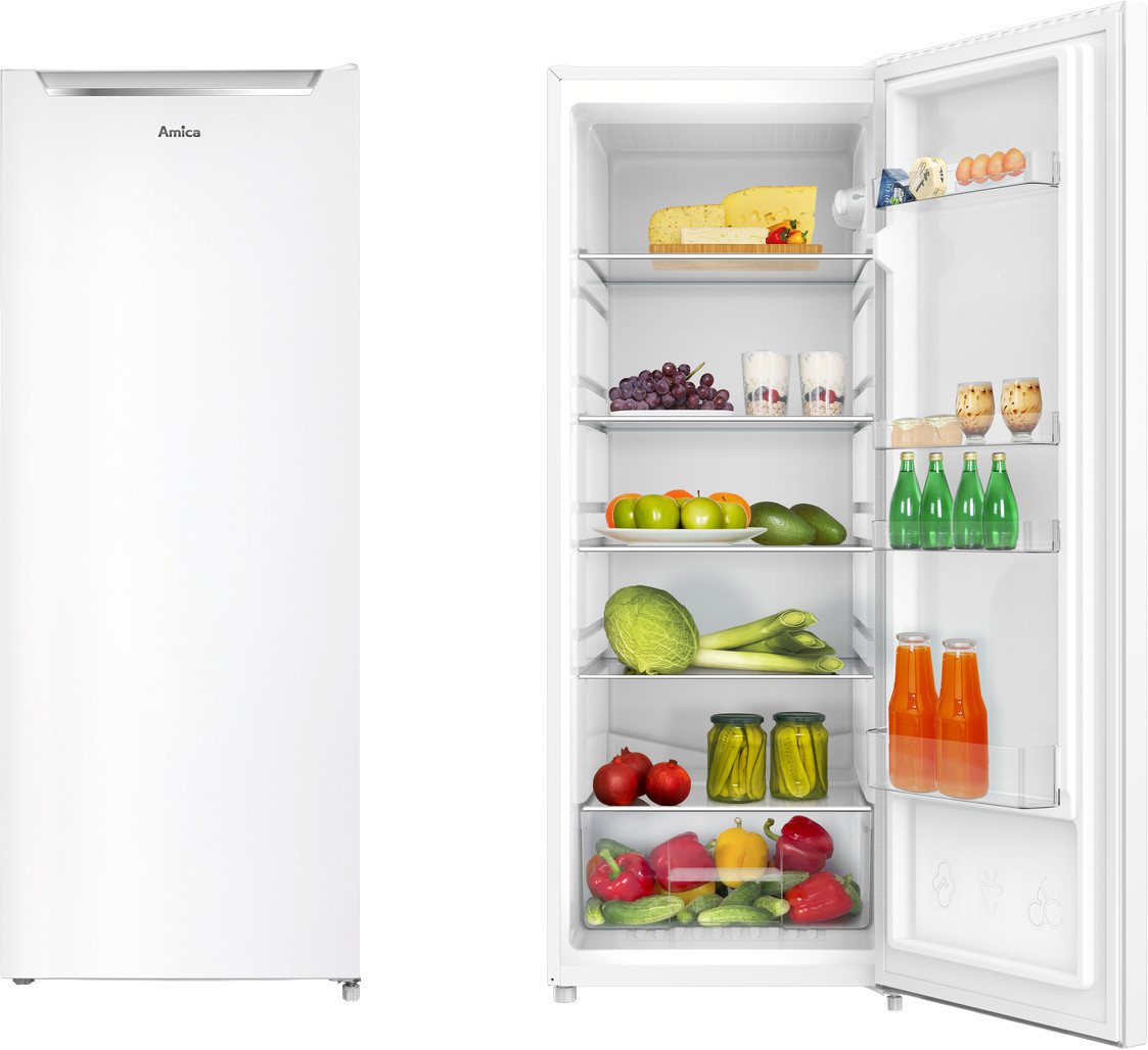 Amica Vollraumkühlschrank VKS 354 135 W, 144 cm hoch, 54 cm breit, Mehr Raum für Frische – leise, hell, flexibel organisiert Bild 3