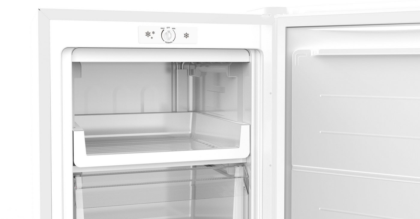 Amica Gefrierschrank GS 324 200 W, 143 cm hoch, 56 cm breit, Großer Vorrat, schneller Zugriff – dank Pizzaschublade Bild 4