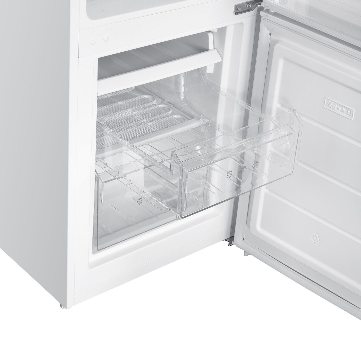 Amica Kühl-/Gefrierkombination KGC 384 115 W, 143 cm hoch, 50 cm breit, Kompakt gebaut, groß im Nutzen – perfekt für Apartments Bild 2