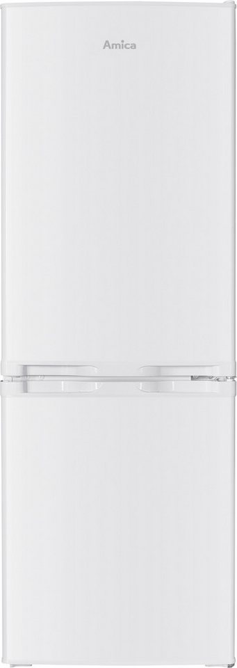 Amica Kühl-/Gefrierkombination KGC 384 115 W, 143 cm hoch, 50 cm breit, Kompakt gebaut, groß im Nutzen – perfekt für Apartments Bild 4