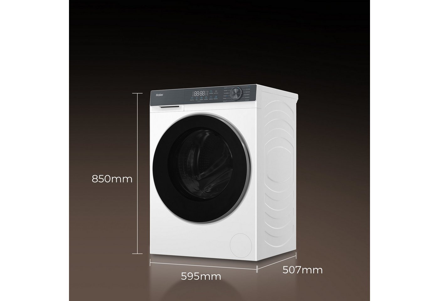 Haier Waschtrockner G3 Serie HWD80-BP14637T, 8 kg, 5 kg, 1400 U/min, Smart AI Automatikprogramm