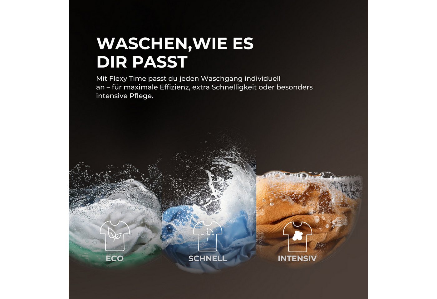 Haier Waschtrockner G3 Serie HWD80-BP14637T, 8 kg, 5 kg, 1400 U/min, Smart AI Automatikprogramm Bild 5