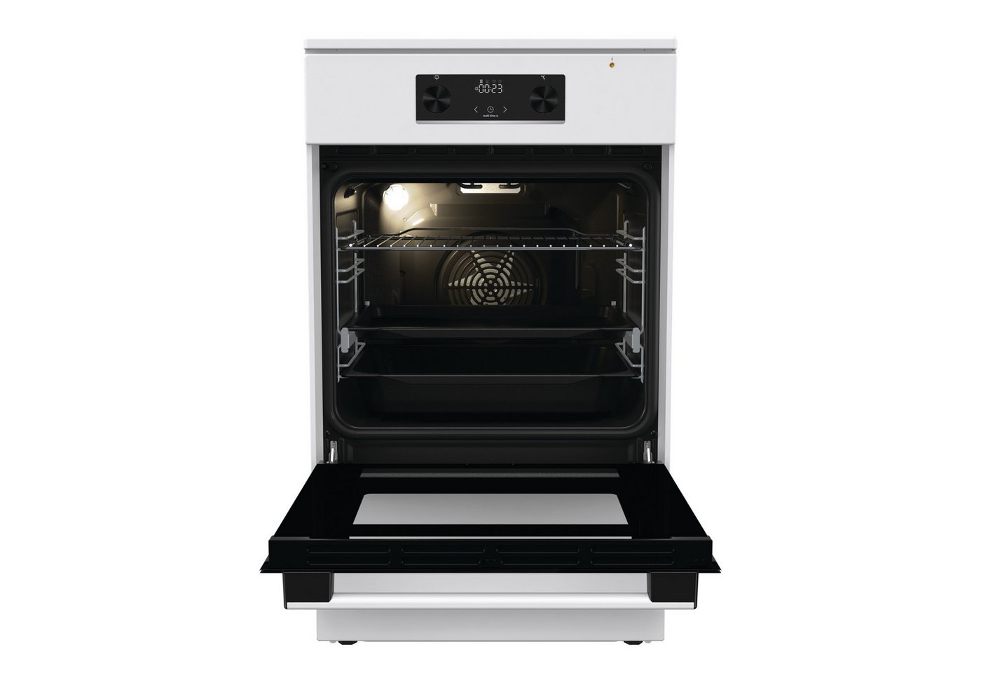 GORENJE Induktions-Standherd, mit 1-fach-Teleskopauszug, Aqua Clean, Standherd mit Induktionskochfeld und Teleskopauzug Bild 2