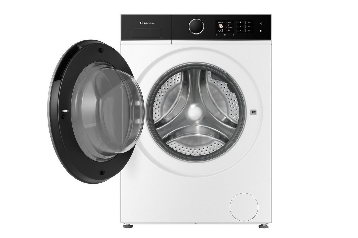 Hisense Waschtrockner 5i Serie WD5I1045BWQ, 10,5 kg, 6 kg, 1400 U/min, Waschen & Trocknen in 49 min. Bild 4