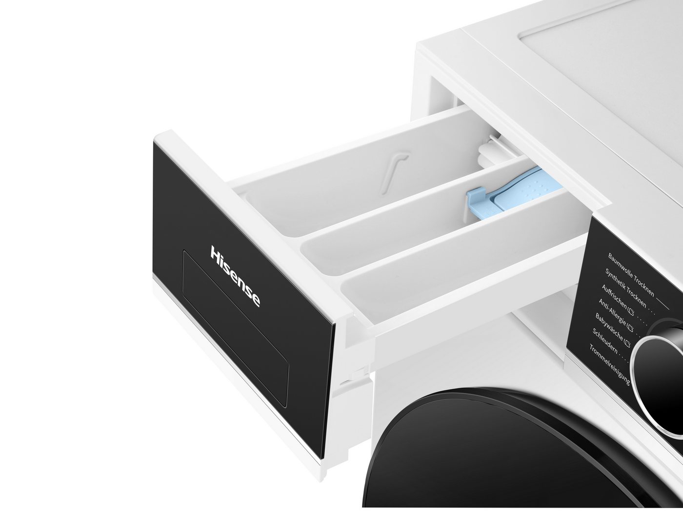 Hisense Waschtrockner 3i Serie WD3I8043BWF2, 8 kg, 5 kg, 1400 U/min, Waschen & Trocknen in 59 min. Bild 5