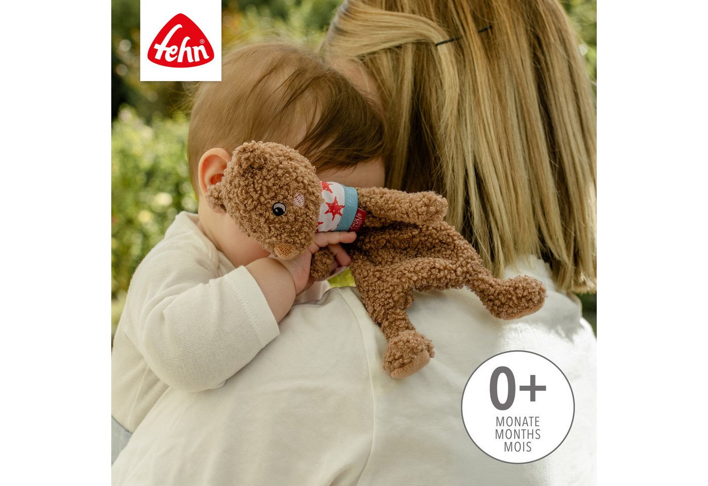 Fehn Kuscheltuch FredErik, Bär klein Bild 5