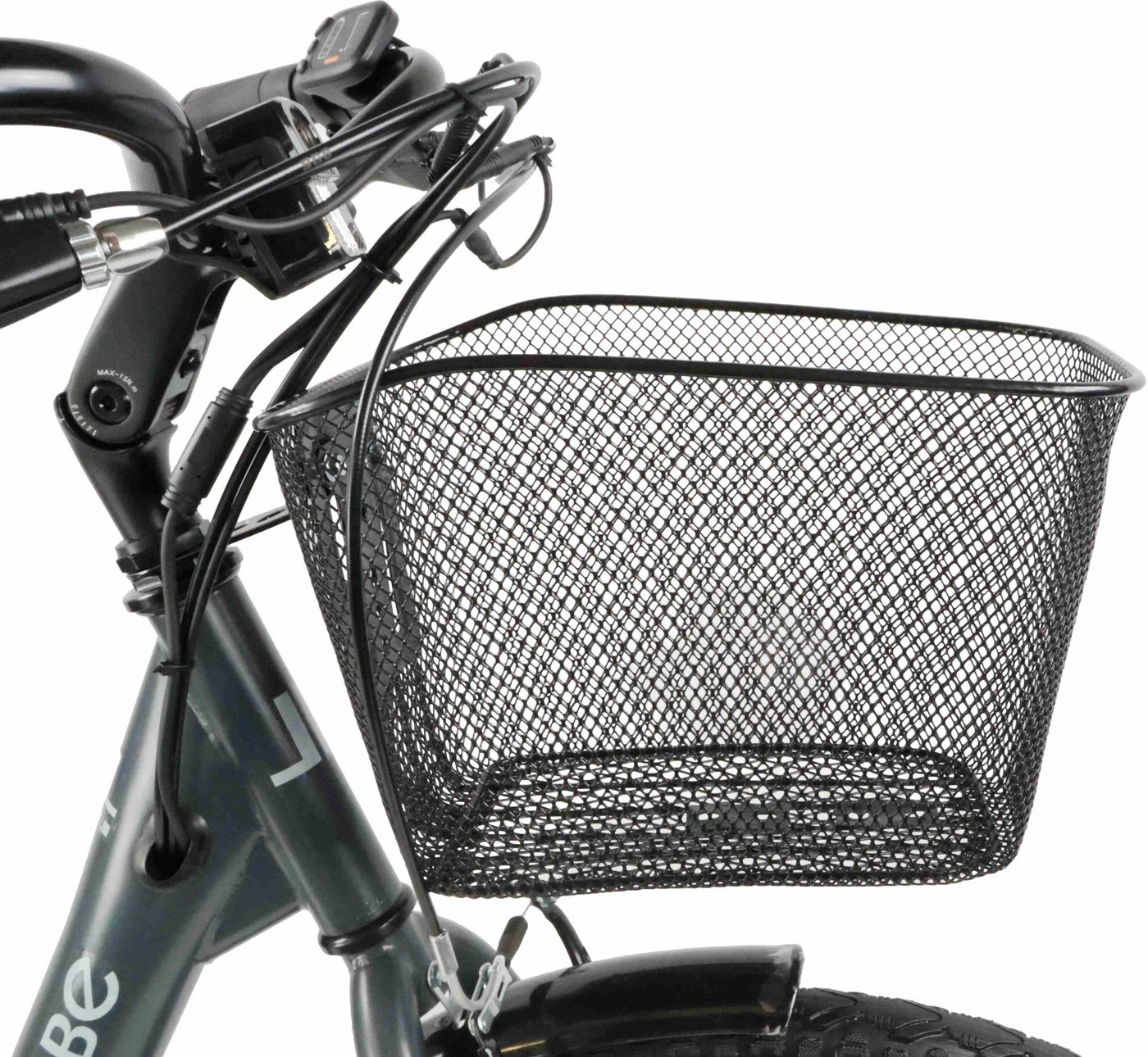 LLobe E-Bike Cityrad City E-Bike 26" Mando anthrazit, 6 Gang Shimano Tourney Schaltwerk, Kettenschaltung, Heckmotor, 280,8 Wh Bild 2