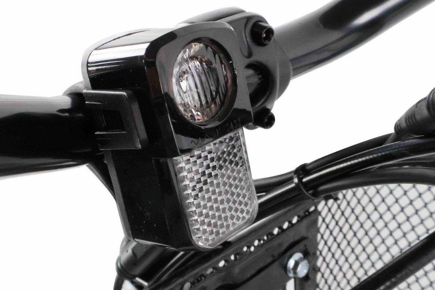 LLobe E-Bike Cityrad City E-Bike 26" Mando anthrazit, 6 Gang Shimano Tourney Schaltwerk, Kettenschaltung, Heckmotor, 280,8 Wh Bild 4