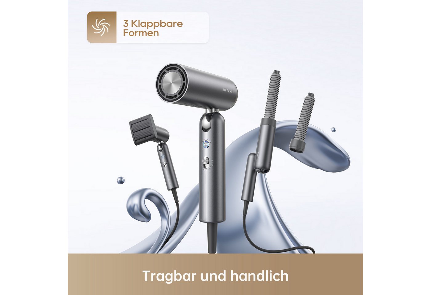 Dreame Haartrockner Pocket Neo 2, 1300 W Bild 2