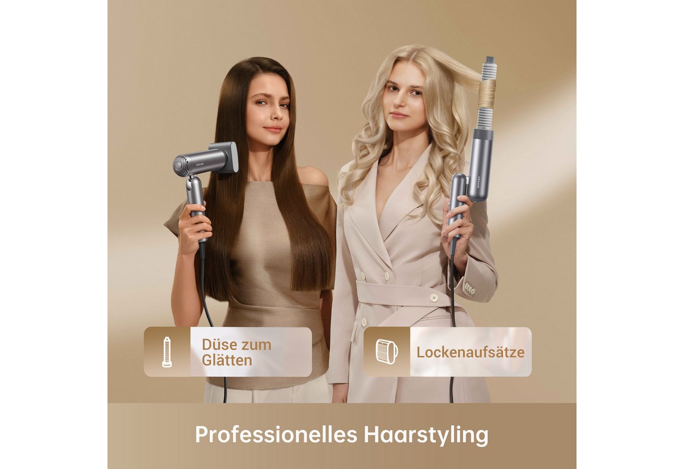 Dreame Haartrockner Pocket Neo 2, 1300 W Bild 3
