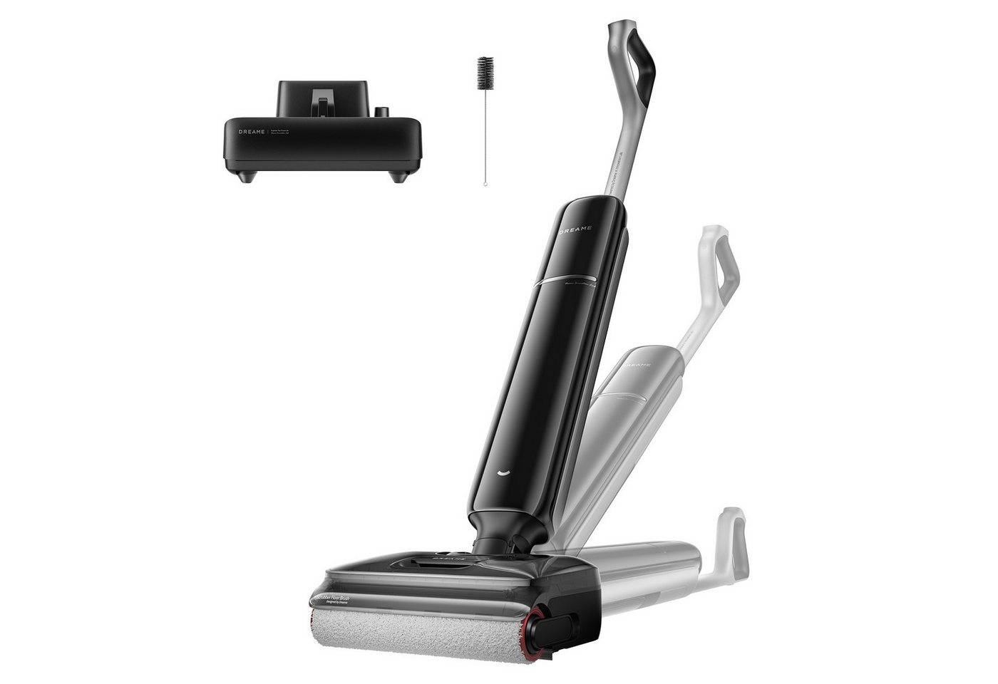 Dreame Nass-Trocken-Akkusauger T12 Pro-R, 315 W, beutellos, 180° flach, 95°C Reinigung, Anti‑Verwicklung Bild 3