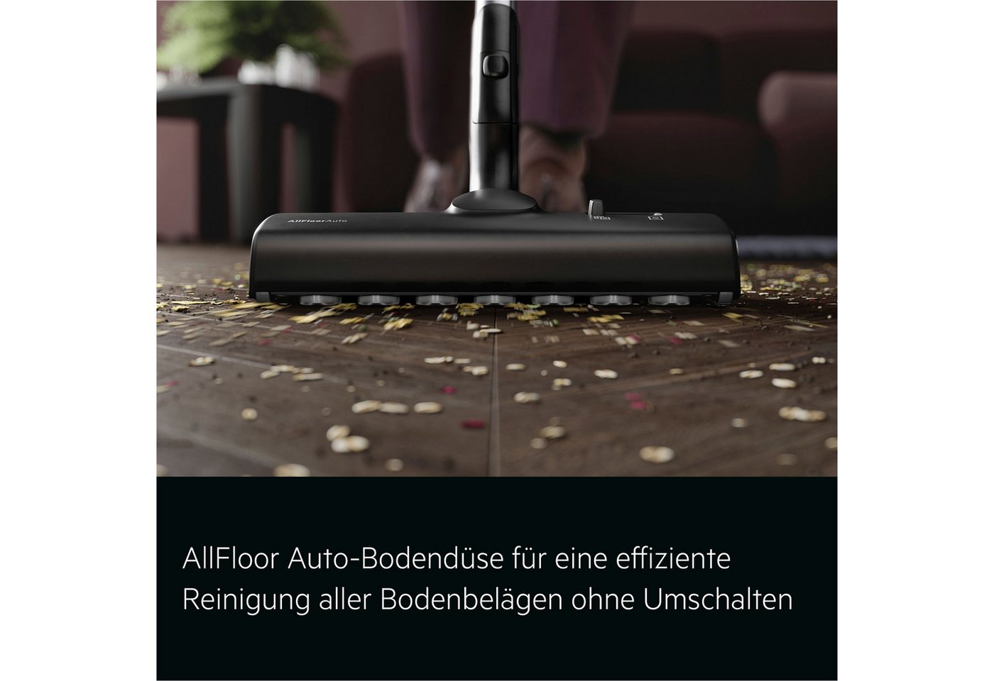 AEG Bodenstaubsauger VX9-5-EBR, 650 W, mit Beutel, Extra stark & leise – Beutelstaubsauger 69 dB, HEPA für Allergiker Bild 2