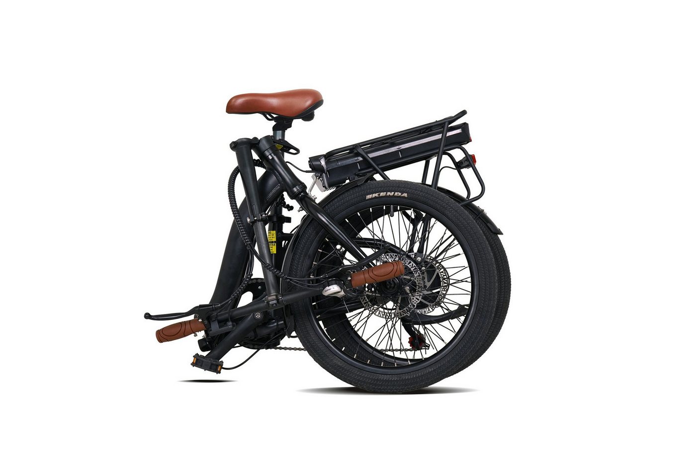 SachsenRAD E-Bike Faltrad Faltrad F2 Farmers mit Korb und Alarmanlage, 7 Gang Shimano, Kettenschaltung, Heckmotor, 468 Wh Bild 5