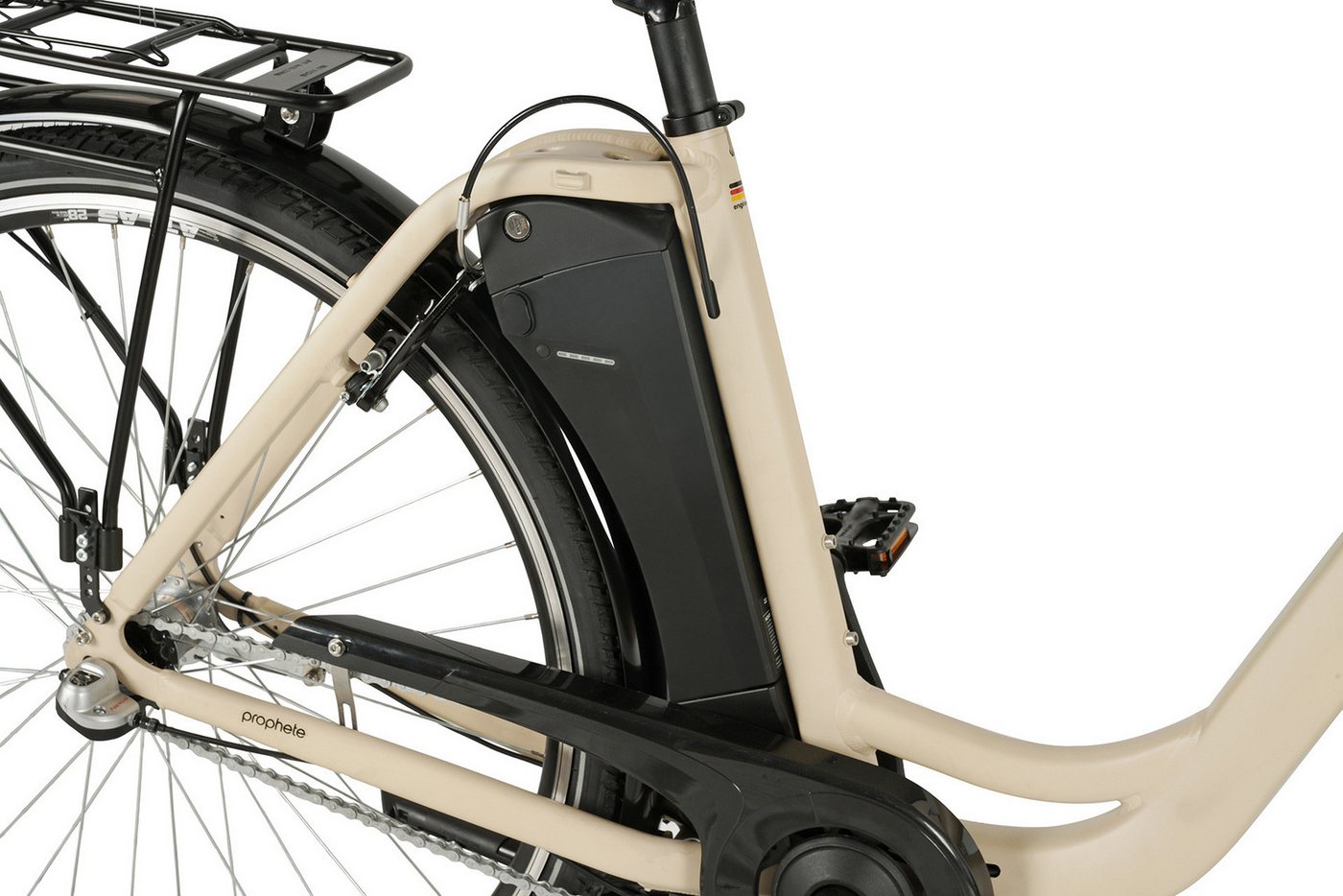 Prophete E-Bike Cityrad Prophete Geniesser 1.0, 3 Gang Shimano Nexus Schaltwerk, Nabenschaltung, Frontmotor, 374 Wh