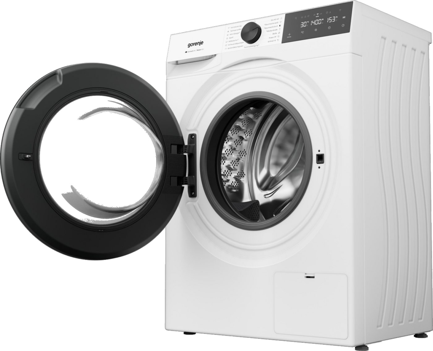 GORENJE Waschmaschine G400 Wave G4S74A21, 7 kg, 1400 U/min, 20% besser als Energieklasse A, Trommelreinigungsprogramm Bild 2