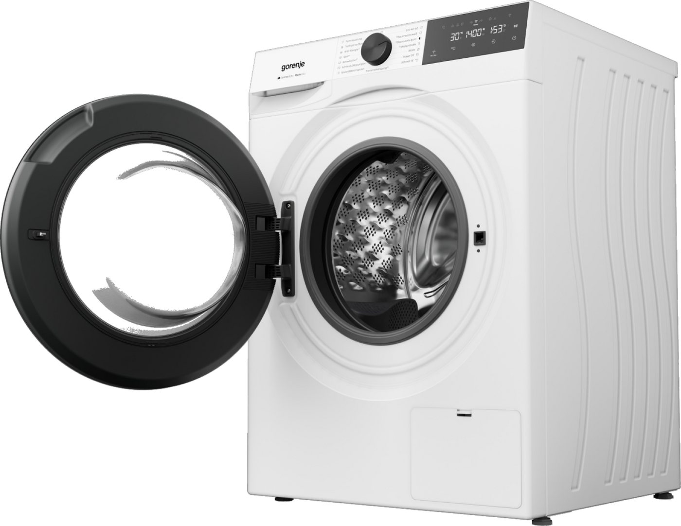 GORENJE Waschmaschine G400 W5G414A4P1, 10 kg, 1400 U/min, 40% besser als Energieklasse A, Trommelreinigungsprogramm Bild 2