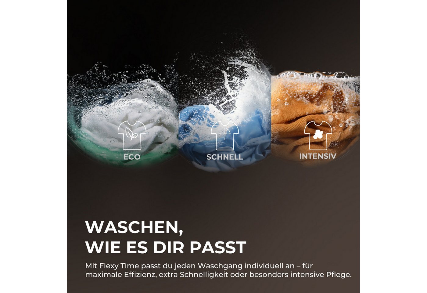 Haier Waschtrockner G7 Serie HWD90-BP14667TU1, 9 kg, 5 kg, 1400 U/min, Trommelbeleuchtung & Wi-Fi Bild 3