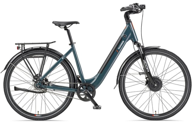 Telefunken E-Bike Cityrad Multitalent RC675, 7 Gang Shimano Nexus Schaltwerk, Nabenschaltung, Frontmotor, 489,6 Wh, Pedelec, Elektrofahrrad, Damen u. Herren, Scheibenbremsen, 28 Zoll