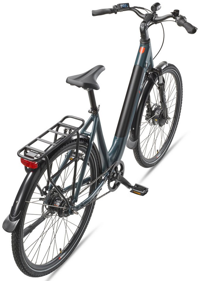 Telefunken E-Bike Cityrad Multitalent RC675, 7 Gang Shimano Nexus Schaltwerk, Nabenschaltung, Frontmotor, 489,6 Wh, Pedelec, Elektrofahrrad, Damen u. Herren, Scheibenbremsen, 28 Zoll Bild 3