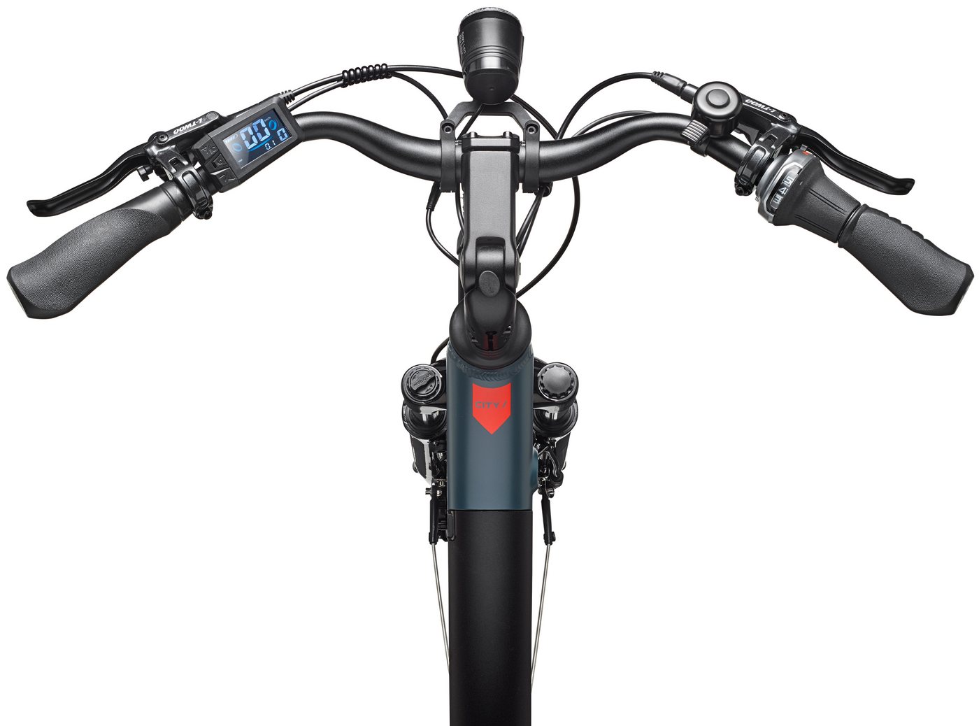 Telefunken E-Bike Cityrad Multitalent RC675, 7 Gang Shimano Nexus Schaltwerk, Nabenschaltung, Frontmotor, 489,6 Wh, Pedelec, Elektrofahrrad, Damen u. Herren, Scheibenbremsen, 28 Zoll Bild 5