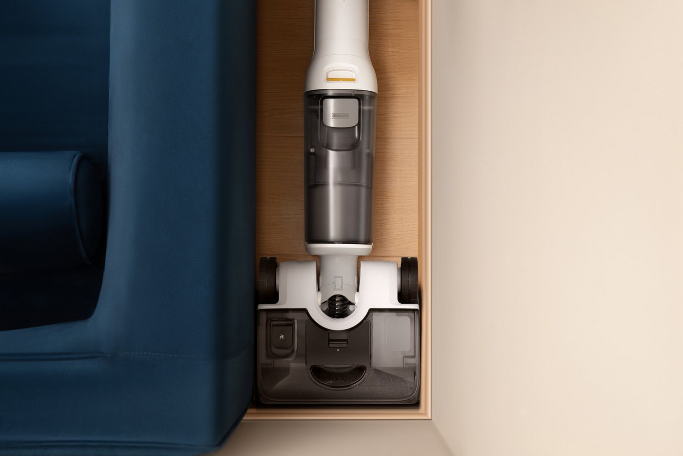 Roborock Nass-Trocken-Akkusauger F25 RT Gen 2, beutellos, 20000 Pa, LED-Display, Sprachhinweise, DirtyDetection Sensor, Ladedock