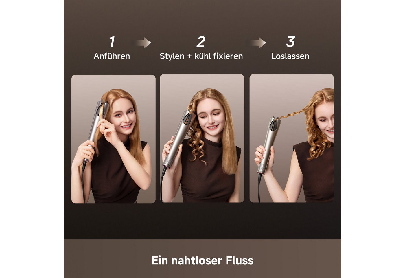 Dreame Lockenstyler Air-Auto, Automatische Locken mit Ionenpflege und Kaltluft-Fixierung Bild 2
