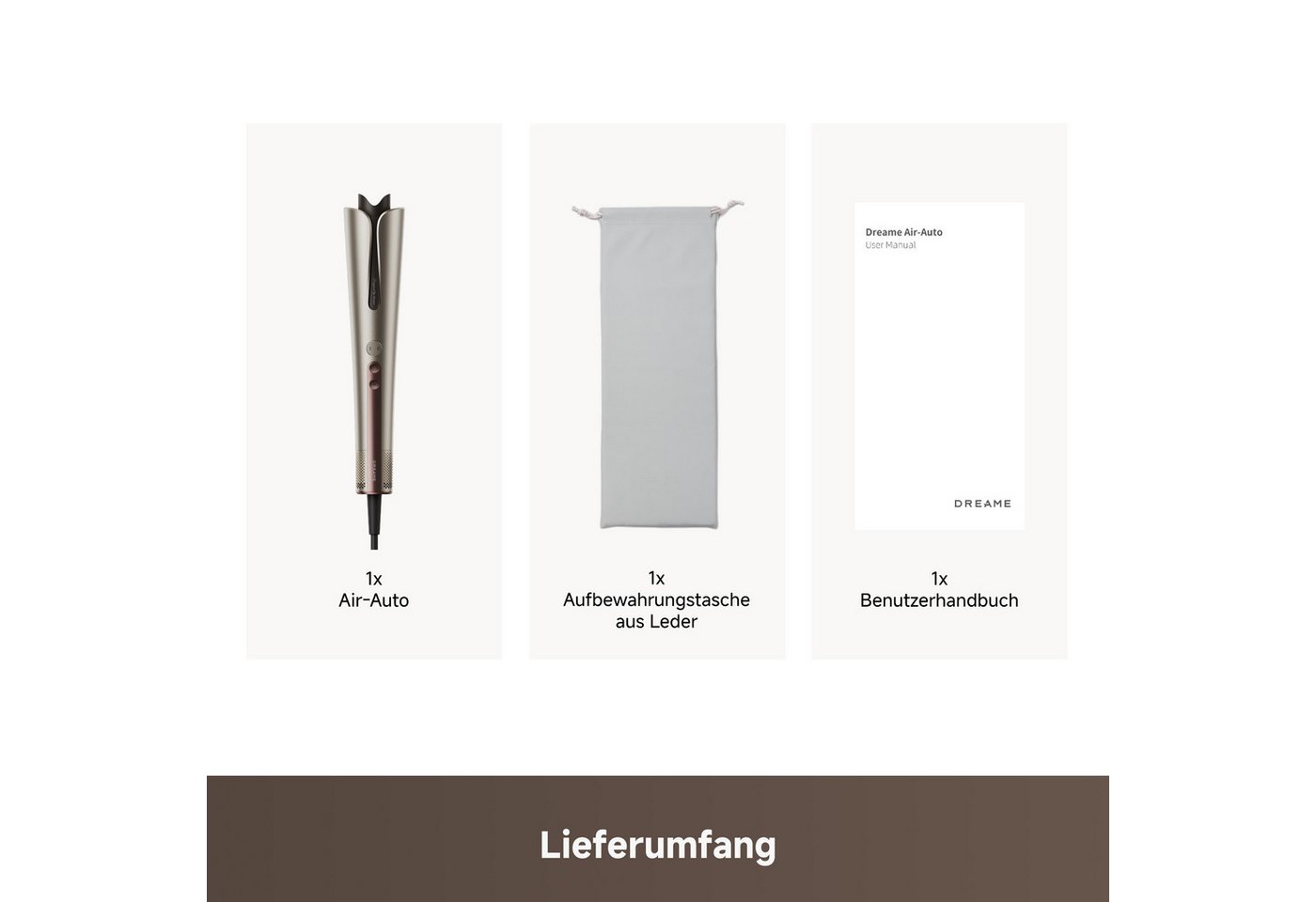 Dreame Lockenstyler Air-Auto, Automatische Locken mit Ionenpflege und Kaltluft-Fixierung Bild 4