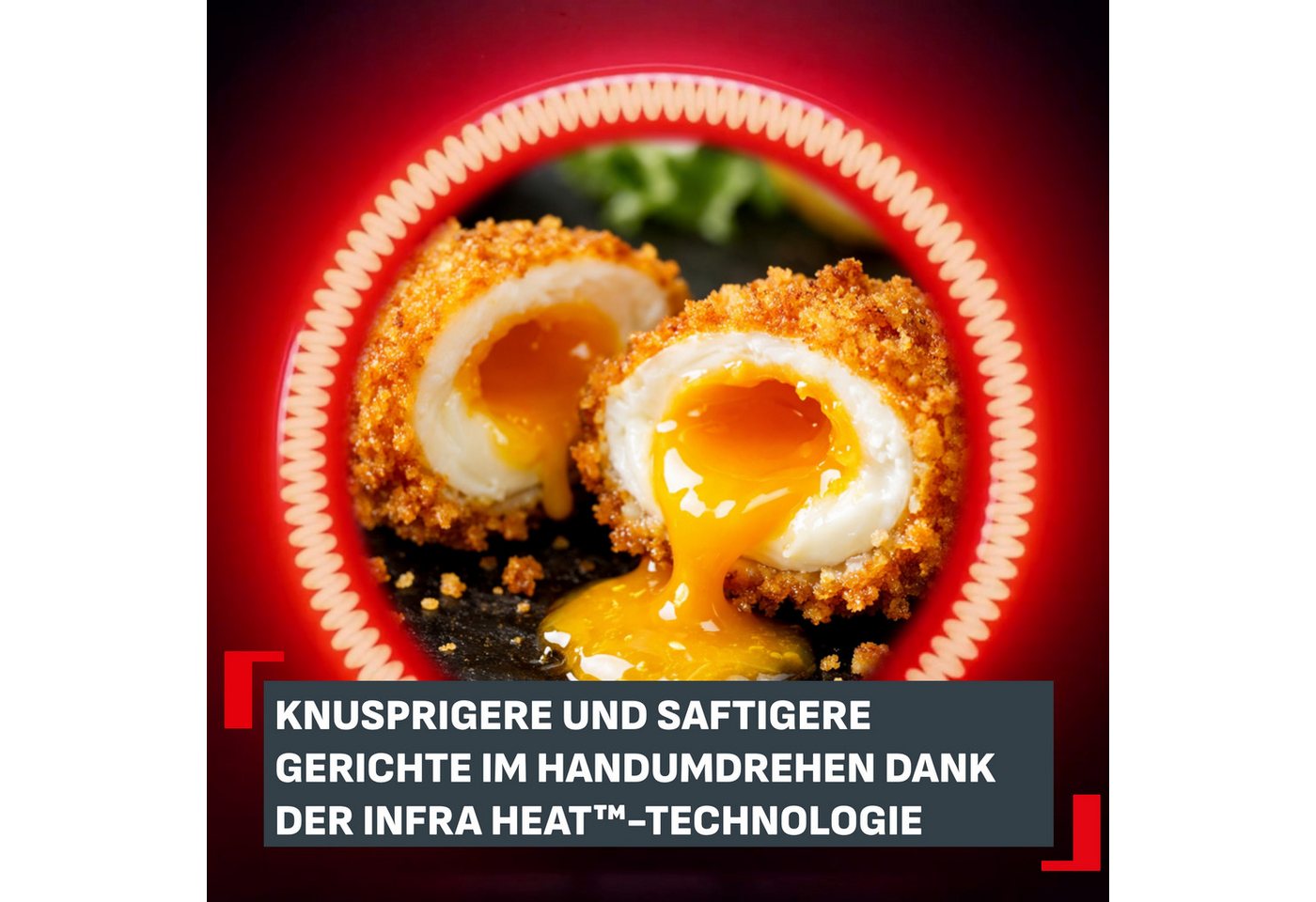 Tefal Heißluftfritteuse Ever Fry Dual Flex, FlexCook Doppelkammer, XXL Fassungsvermögen, 2700 W, bis zu 4x schneller, für bis zu 8 Portionen, EY9288 Bild 5