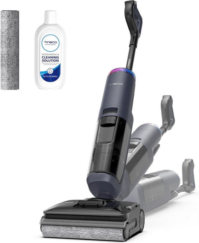 Tineco Nass-Trocken-Sauger FLOOR ONE S7 Max, 25.000pa Saugleistung, 85° Grad Heißluft-Trocknung, beutellos, 65 Min Akku, 180° Grad Neigung, automatischer Antrieb, Anti-Tangle Bild 3