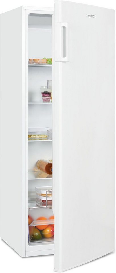 exquisit Kühlschrank KS320-V-H-040E weiss, 142,6 cm hoch, 54,4 cm breit, Großzügiger Kühlraum für mehr Frische und beste Übersicht Bild 4