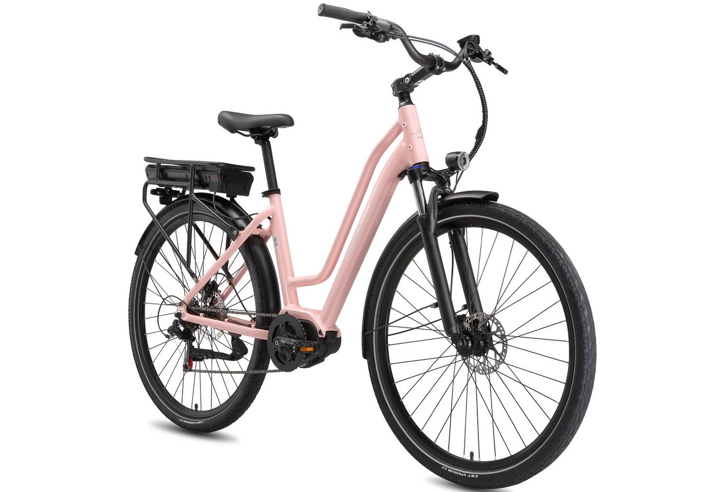 Maxtron E-Bike ATB Maxtron Urban 8 City-E-Bike 28 Zoll, 7 Gang Shimano, Kettenschaltung, Mittelmotor, 460 Wh, (mit integr. Akku), Elektrofahrrad für Alltag und Einkauf Bild 3