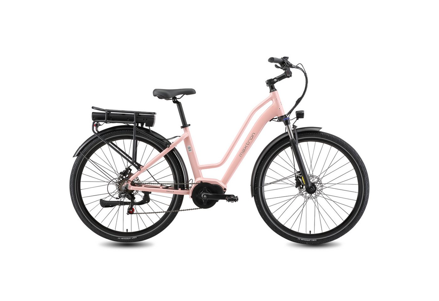 Maxtron E-Bike ATB Maxtron Urban 8 City-E-Bike 28 Zoll, 7 Gang Shimano, Kettenschaltung, Mittelmotor, 460 Wh, (mit integr. Akku), Elektrofahrrad für Alltag und Einkauf Bild 5