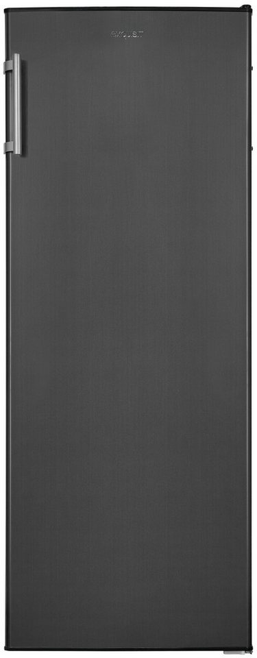 exquisit Kühlschrank KS320-V-H-040E inoxlook-az, 142,6 cm hoch, 54,4 cm breit, Großzügiger Kühlraum für mehr Frische und beste Übersicht Bild 2