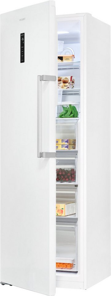 exquisit Gefrierschrank GS295-NF-H-040C weiss, 185 cm hoch, 60 cm breit, Viel Platz, starke Gefrierleistung & No Frost für eisfreies Gefrieren Bild 5