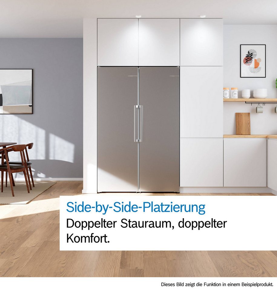 BOSCH Gefrierschrank Serie 4 GSN36VWDG, 186,2 cm hoch, 59,5 cm breit, Nie wieder abtauen, No Frost Gefrierschrank, großzügiger Stauraum