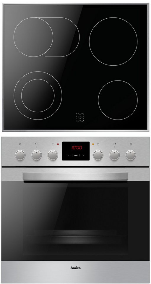 Amica Elektro-Herd-Set EHC 12916 E, Komfortables Kochen und Backen mit bequemer Handhabung Bild 5