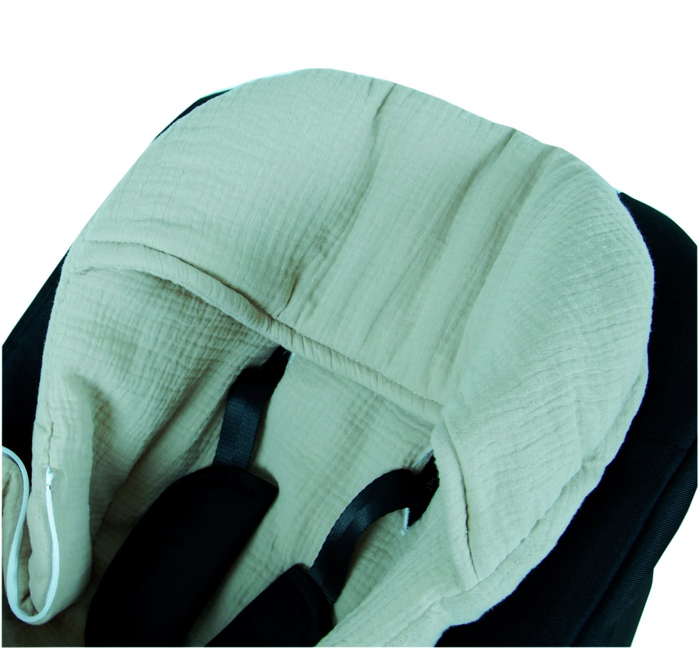 BabyLux Fußsack Sommerfußsack 90cm für Babyschale, Kinderwagen & Buggy Frühling Herbst, Musselin - hell Grün Fußsack Bild 2