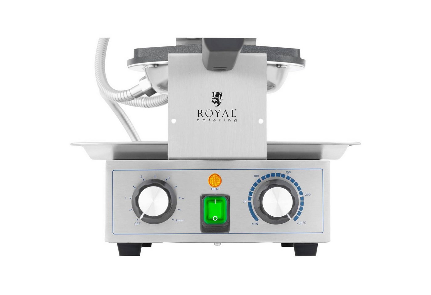Royal Catering Waffeleisen Bubble Waffeln Maker Eierwaffeln Waffle Kuchen Round 50 - 250°C, 1,400 W