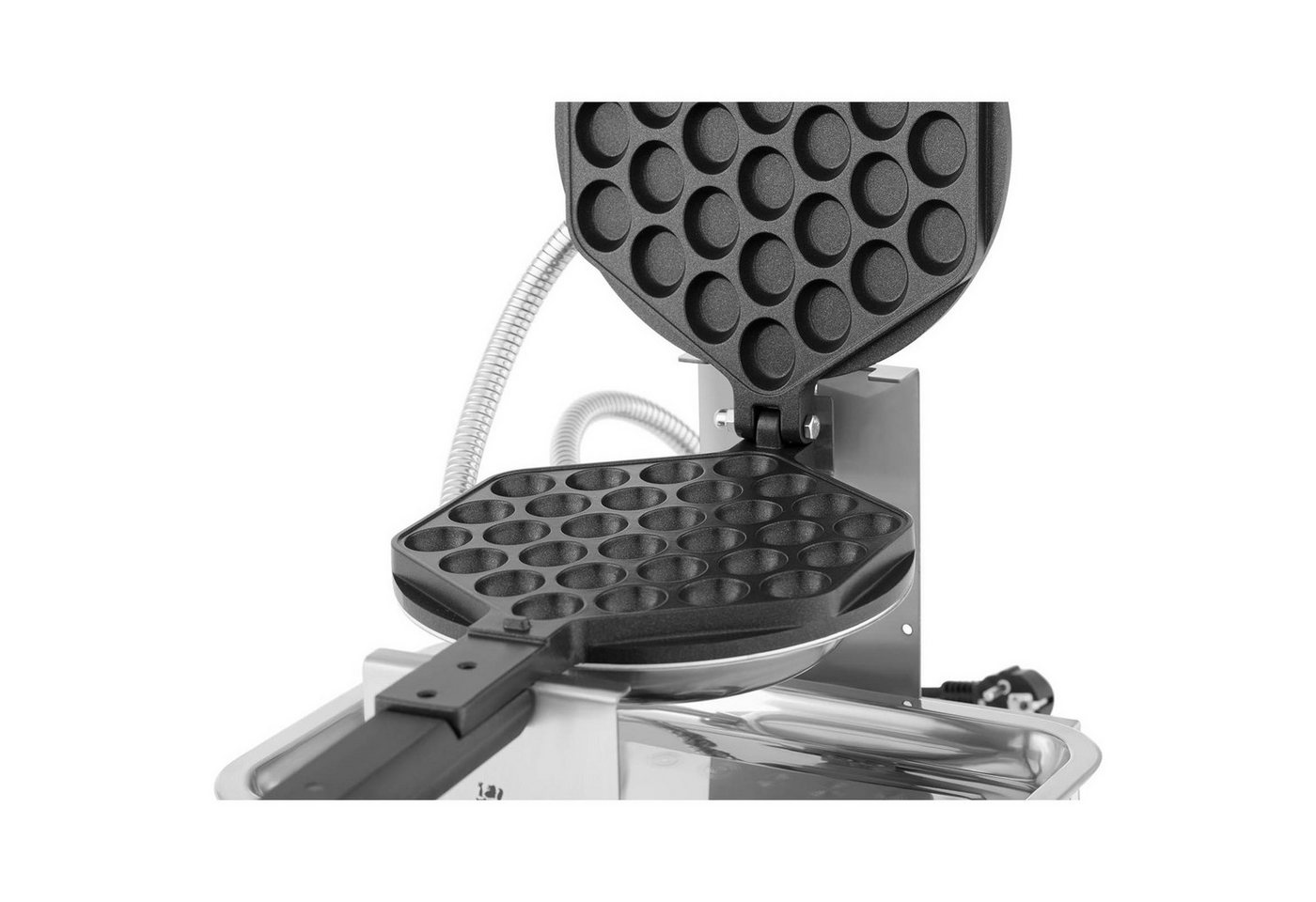 Royal Catering Waffeleisen Bubble Waffeln Maker Eierwaffeln Waffle Kuchen Round 50 - 250°C, 1,400 W Bild 5