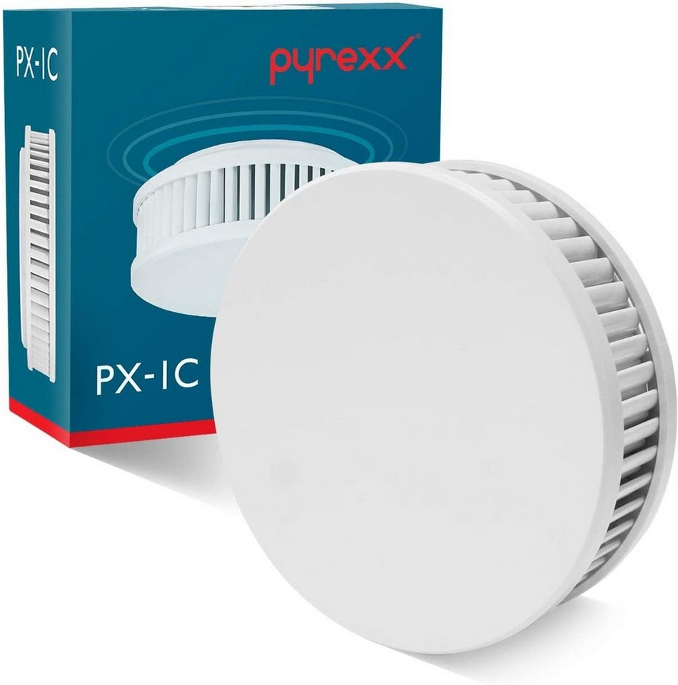Pyrexx PX-1C Funk-Rauchwarnmelder Weiß - 5er Set Rauchmelder Bild 2