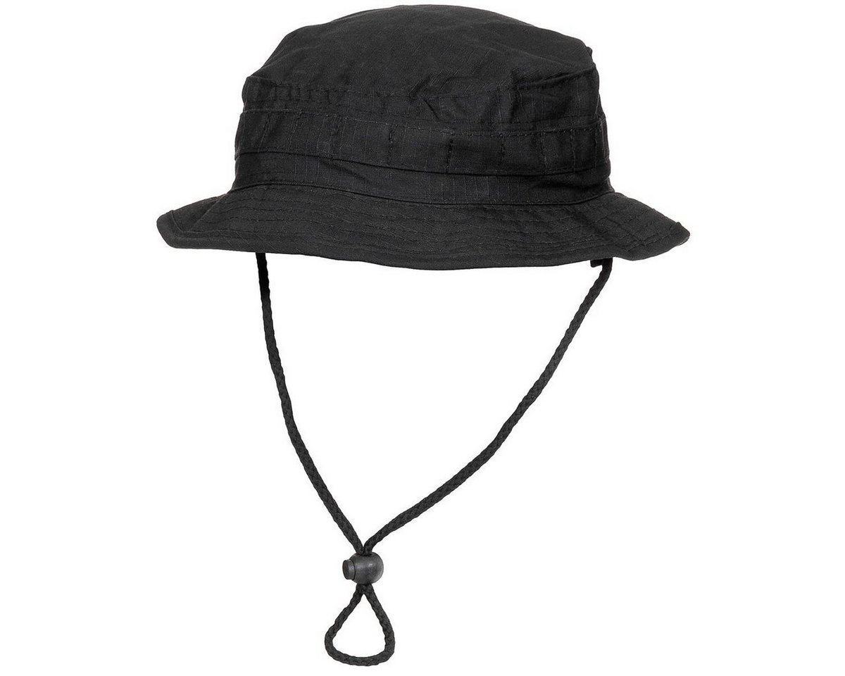 MFH Outdoorhut Boonie Outdoor Hut oder Buschhut aus Rip Stop, schwarz