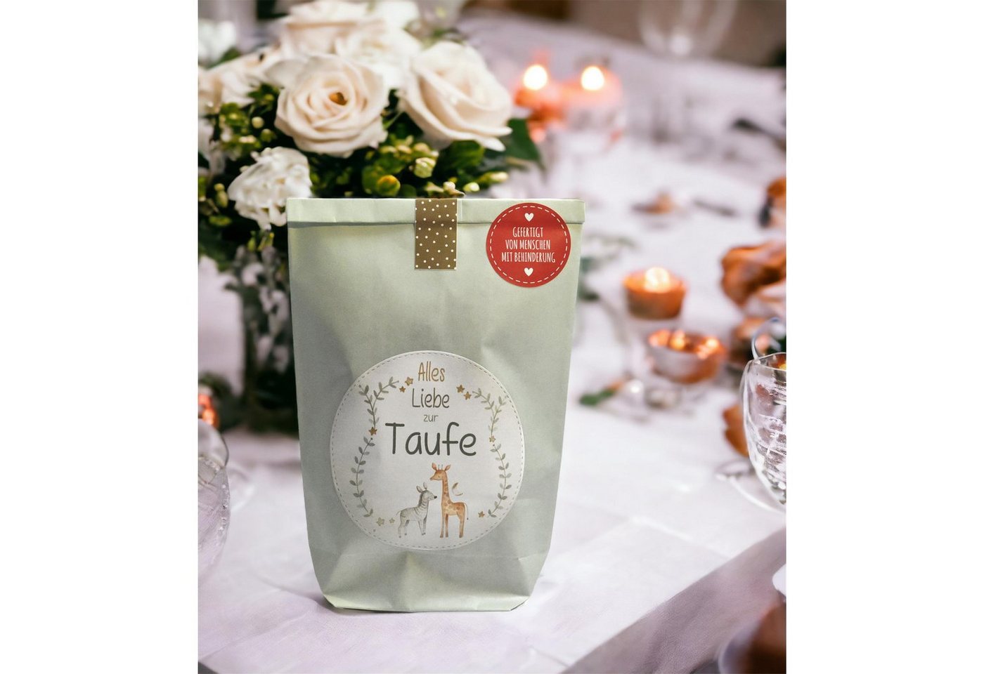 Wunderle Wundertüte Wundertüte Zur Taufe mit lieben Wünschen, Mitbringsel, Geschenk, Geschenkidee zur Taufe Bild 2
