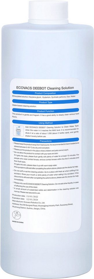 ECOVACS Saugroboter Deebot X12 Pro Omni, 22000Pa mit FocusJet Technologie, Hartbodenreiniger Original Reiniger für Saug-und Wischroboter Bild 2