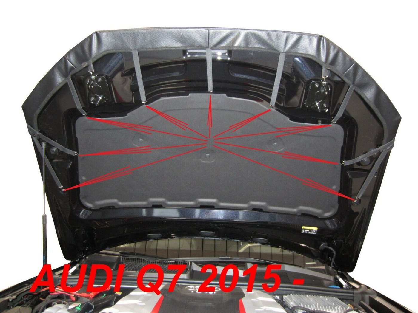 auto-bra Autoplane AB3-00505 Steinschlagschutz für Audi Q7 4M ab 2015 Haubenbra